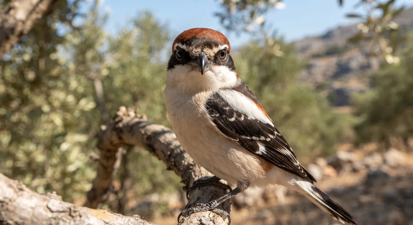 Woodchat Shrike