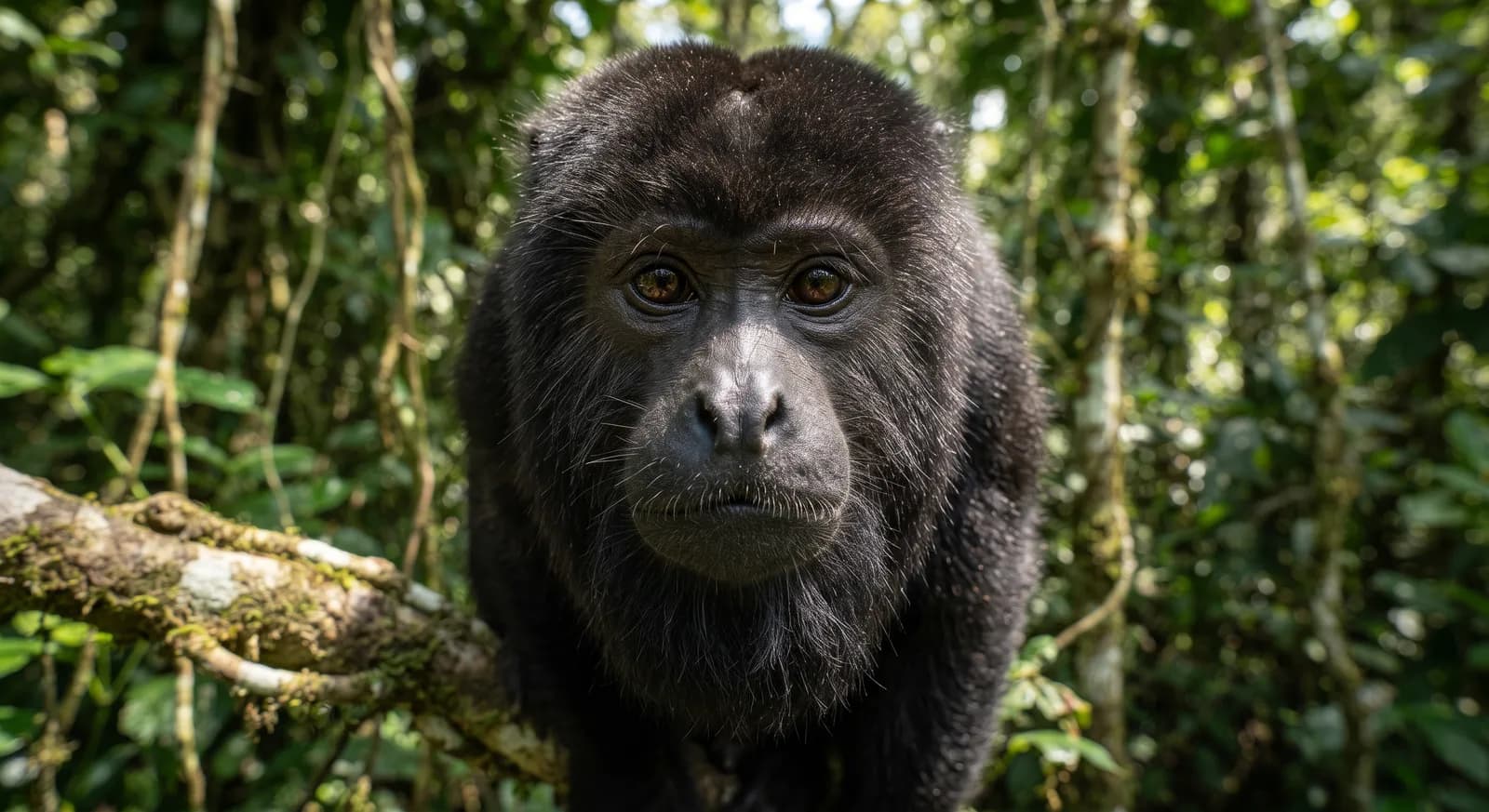 Mono aullador negro