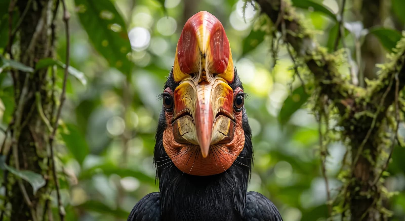 Helmeted Hornbill