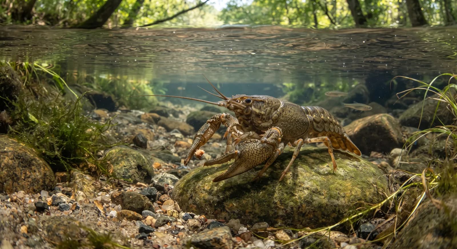 Cangrejo de río autóctono