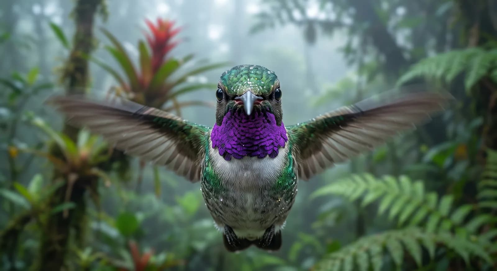 Colibrí montañés gorgimorado