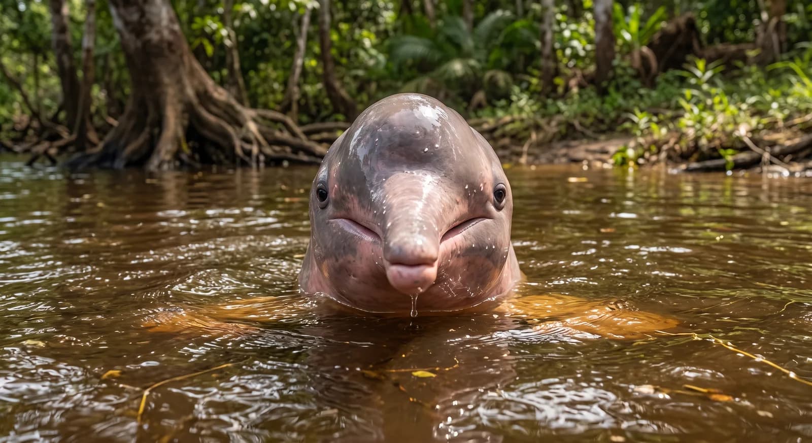 Delfín rosado del Amazonas