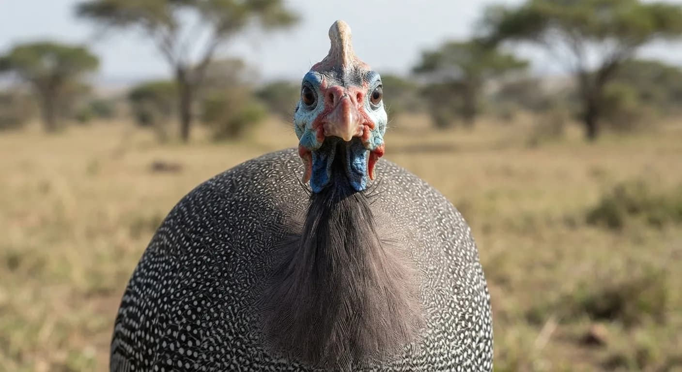Helmeted Guineafowl