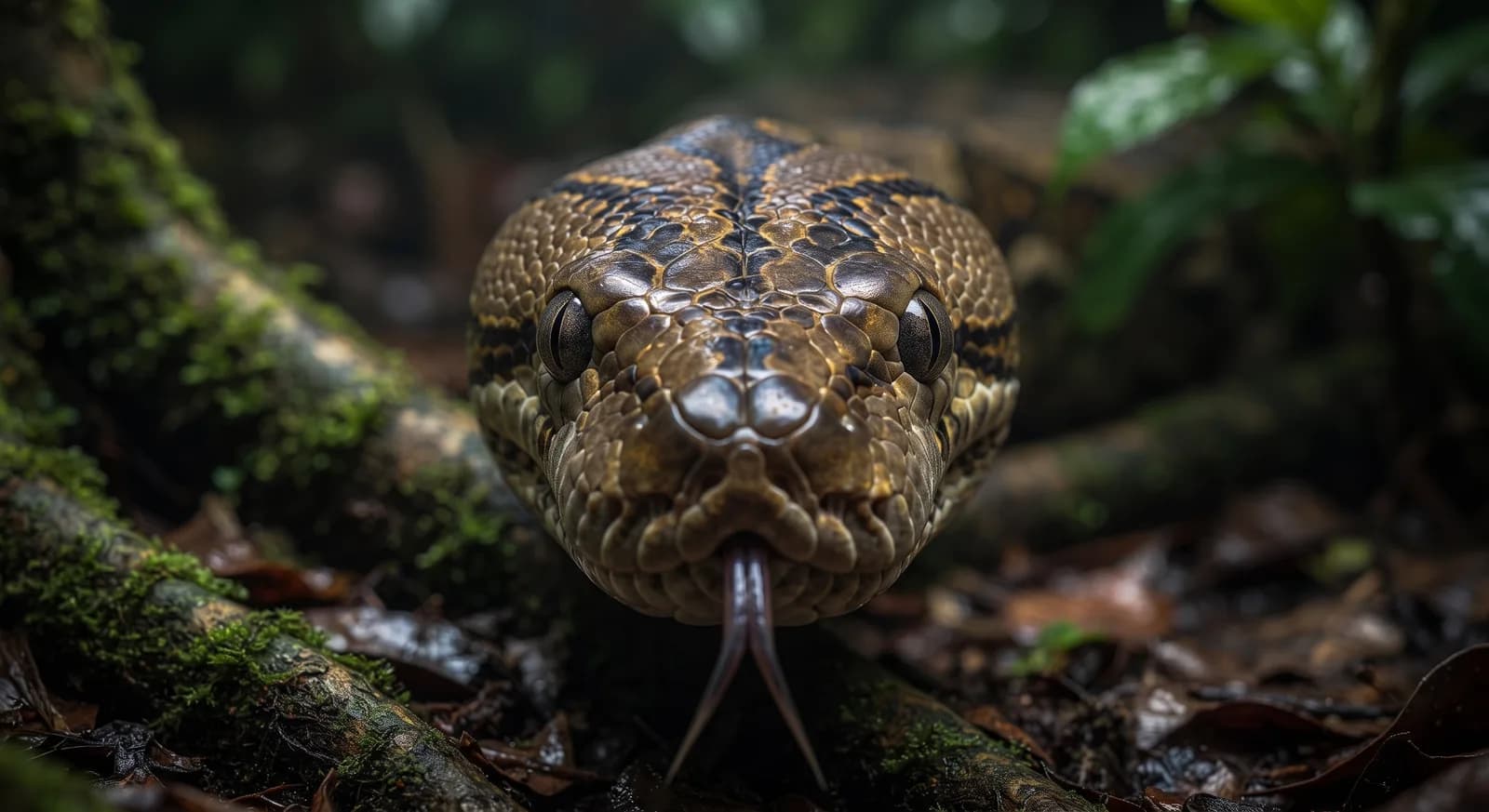 Pitón reticulada