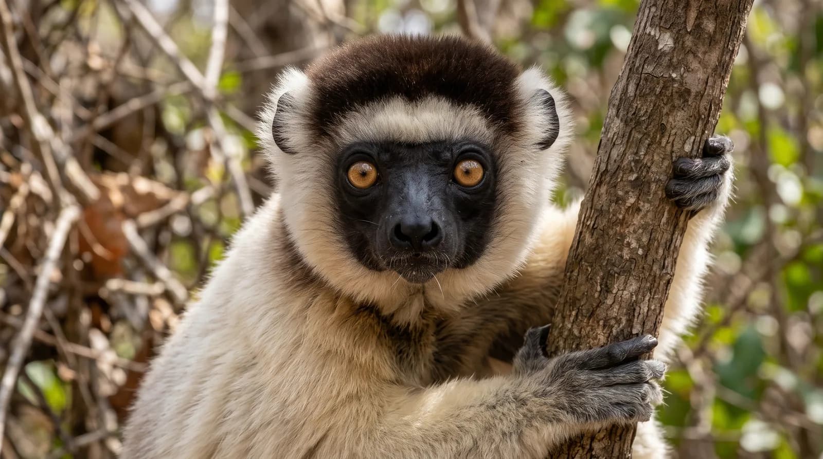 Sifaka di Verreaux (Propithecus verreauxi)
