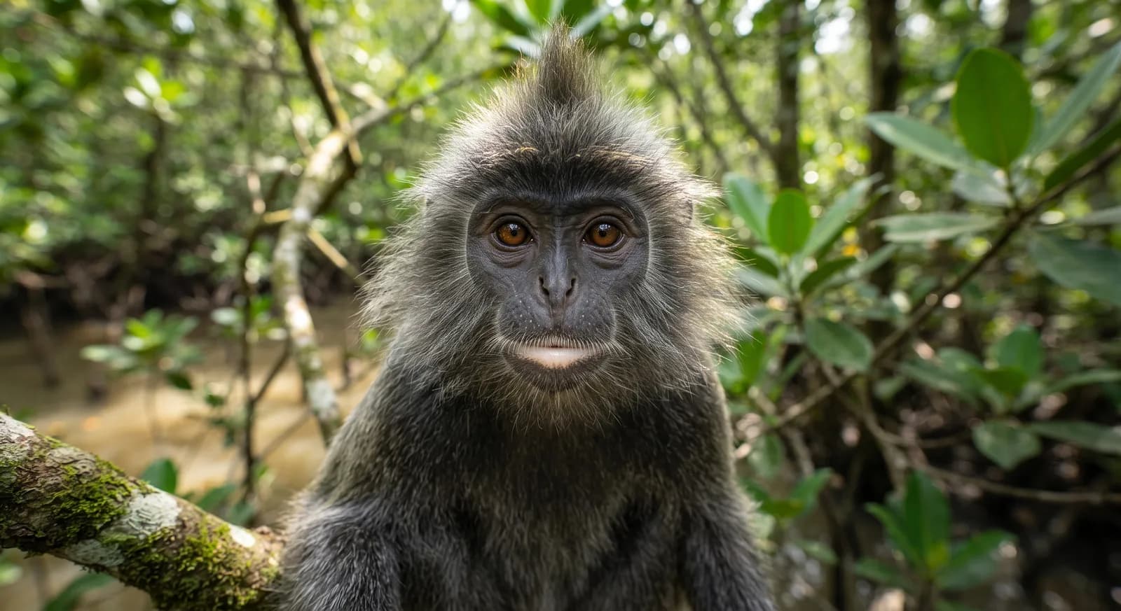Langur plateado