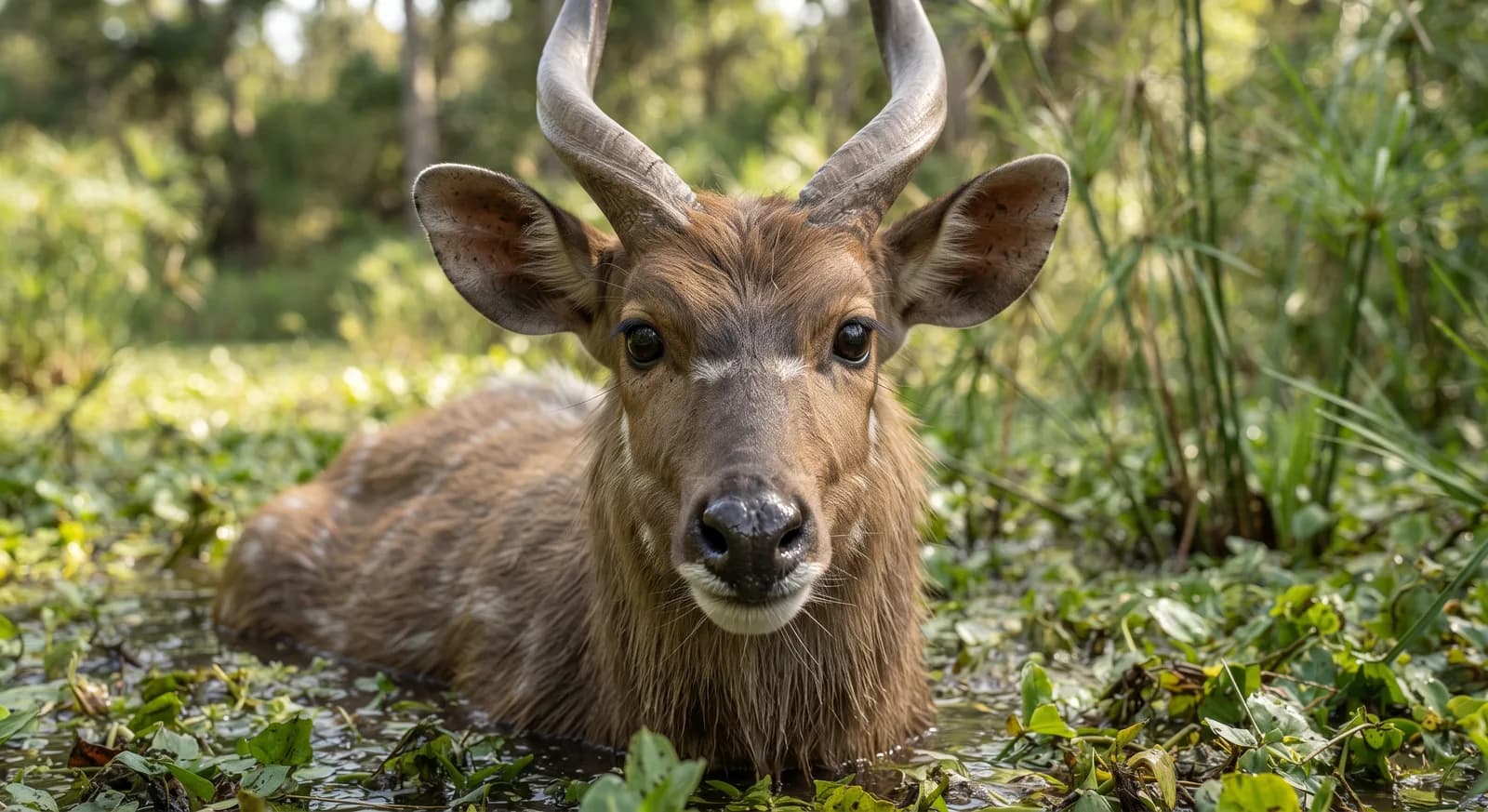 Sitatunga (antílope de los pantanos)