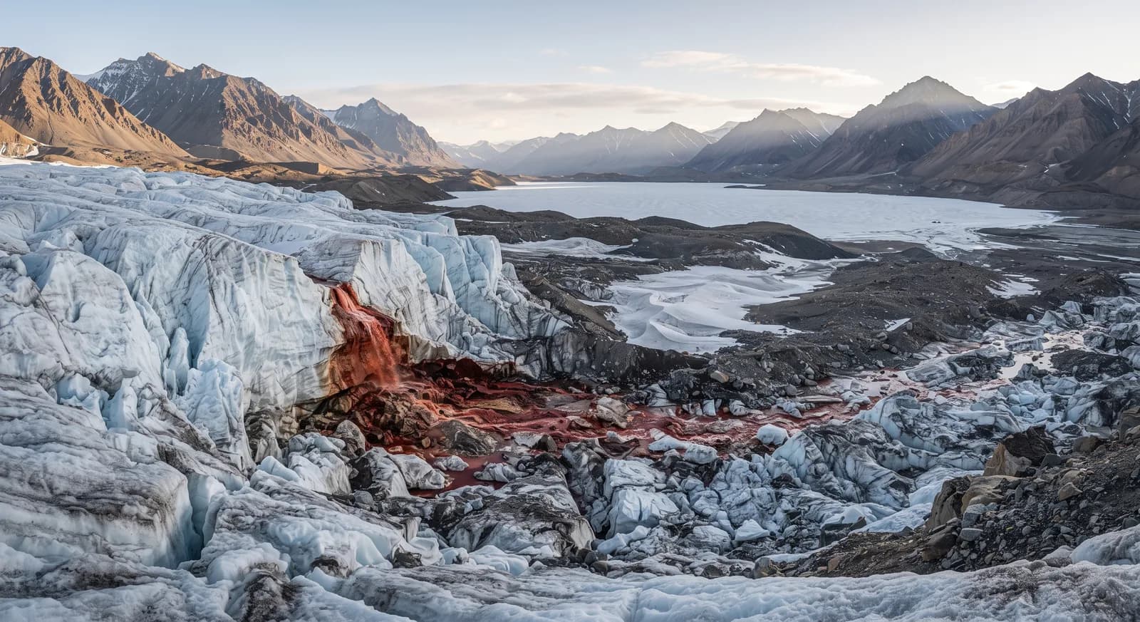 Cascada de Sangre (Glaciar Taylor)