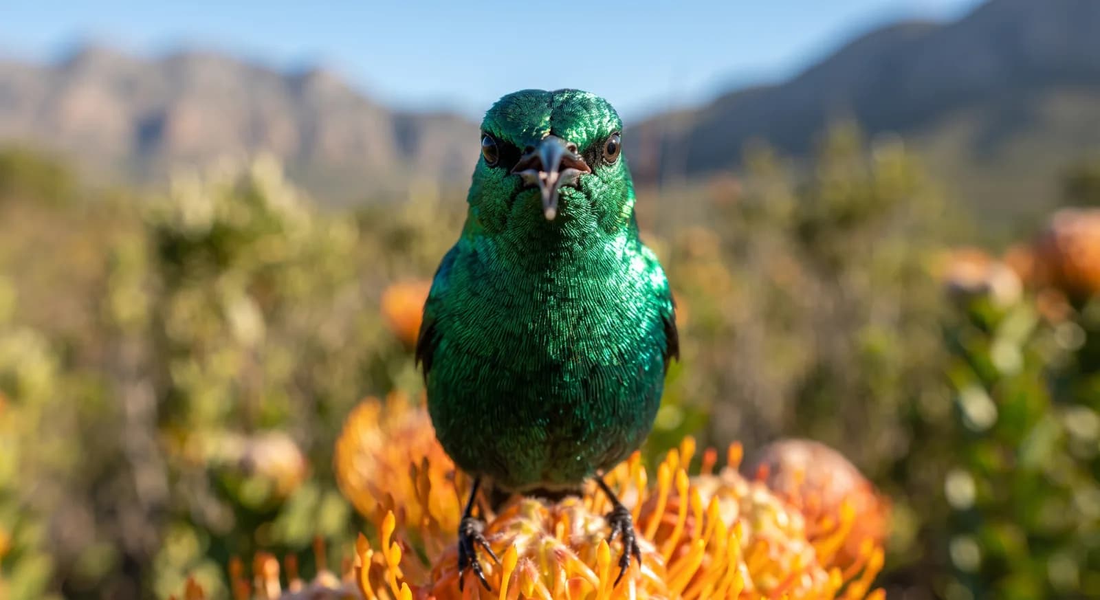 Malachite Sunbird