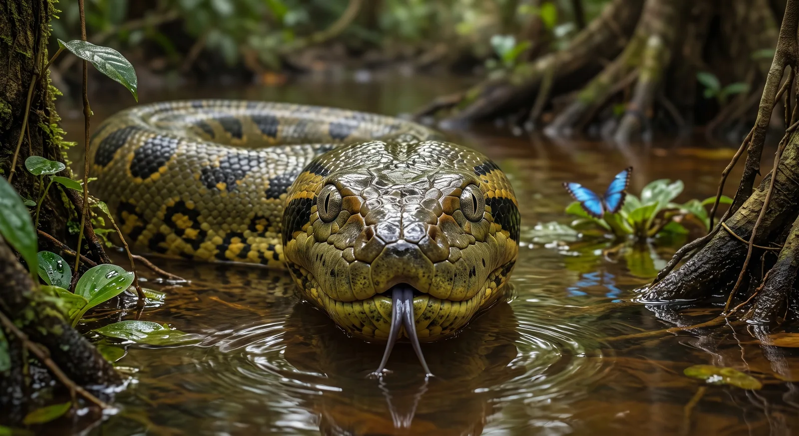 Anaconda verde