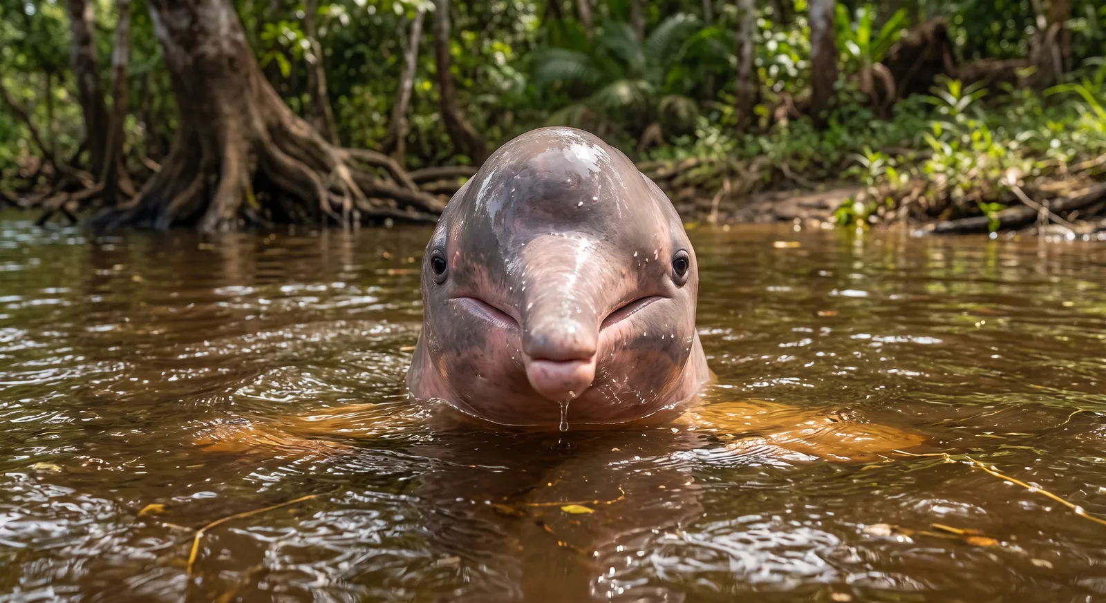 Delfín rosado del Amazonas