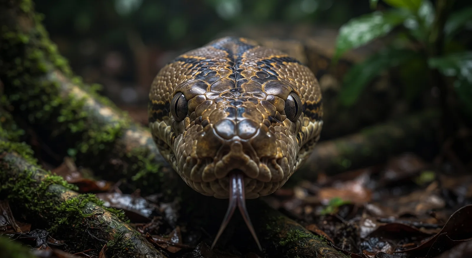 Pitón reticulada